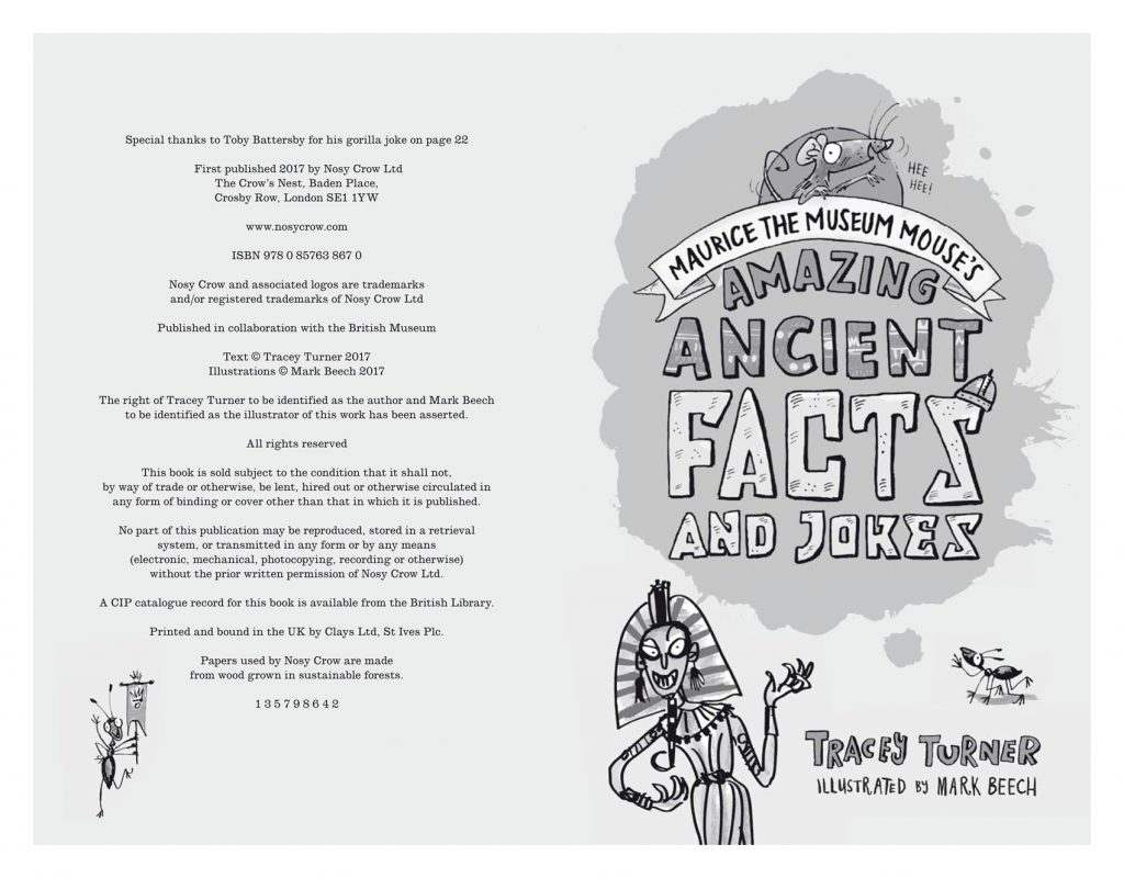 British Museum—Amazing Ancient Facts and Jokes - Mark Beech Illustration